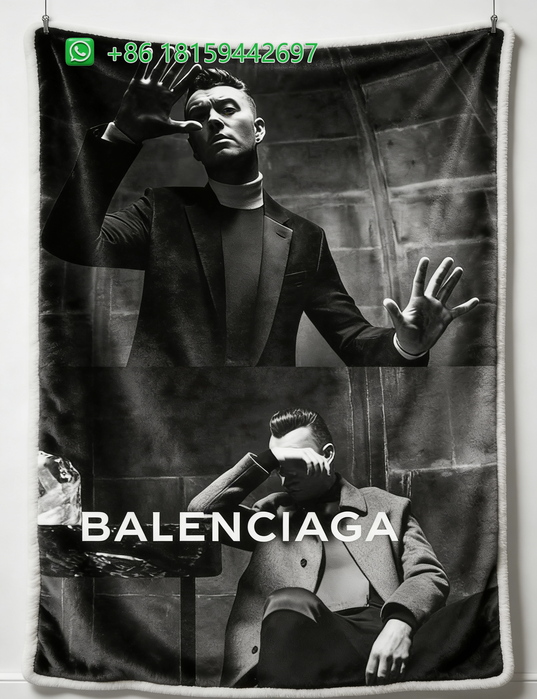 Balenciaga Throw Blankets